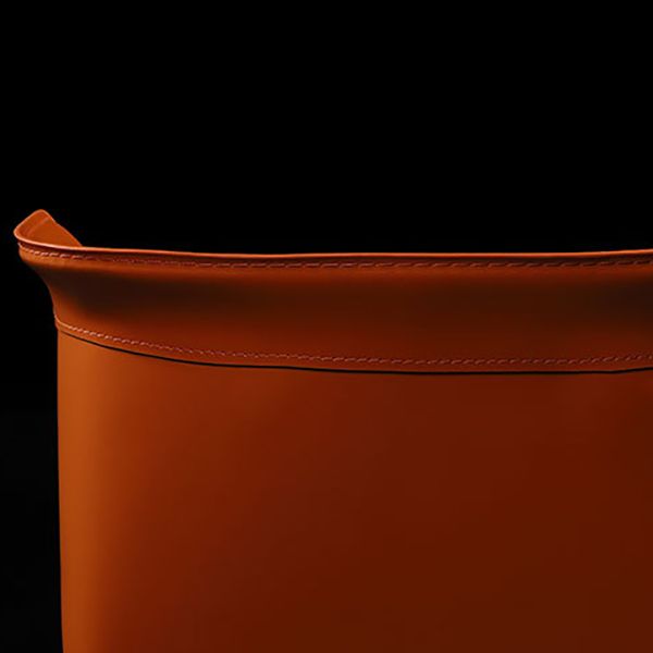 Contemporary Leather Dining Chair Arm Wingback Side Chair for Home Use Clearhalo 'Dining Chairs' 'Dining Tables & Seating' 'dining_chair' 'furn' 'furn_dining_chair' 'Furniture' 'Kitchen & Dining Furniture' 1200x1200_494b47ac-ef5d-4bfb-853b-d9a1d23bb380