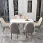 Luxury 1/2/5/7 Pieces Dining Set Sintered Stone Rectangle Dining Table Set with Chairs Clearhalo 'Dining Room Sets' 'Dining Tables & Seating' 'dining_room_set' 'furn' 'furn_dining_room_set' 'Furniture' 'furniture_dining_room_set' 'Kitchen & Dining Furniture' 'kitchen&dining_furn' 'kitchen' 1200x1200_494c5ac6-1cda-4bbe-a92b-b608423fde20