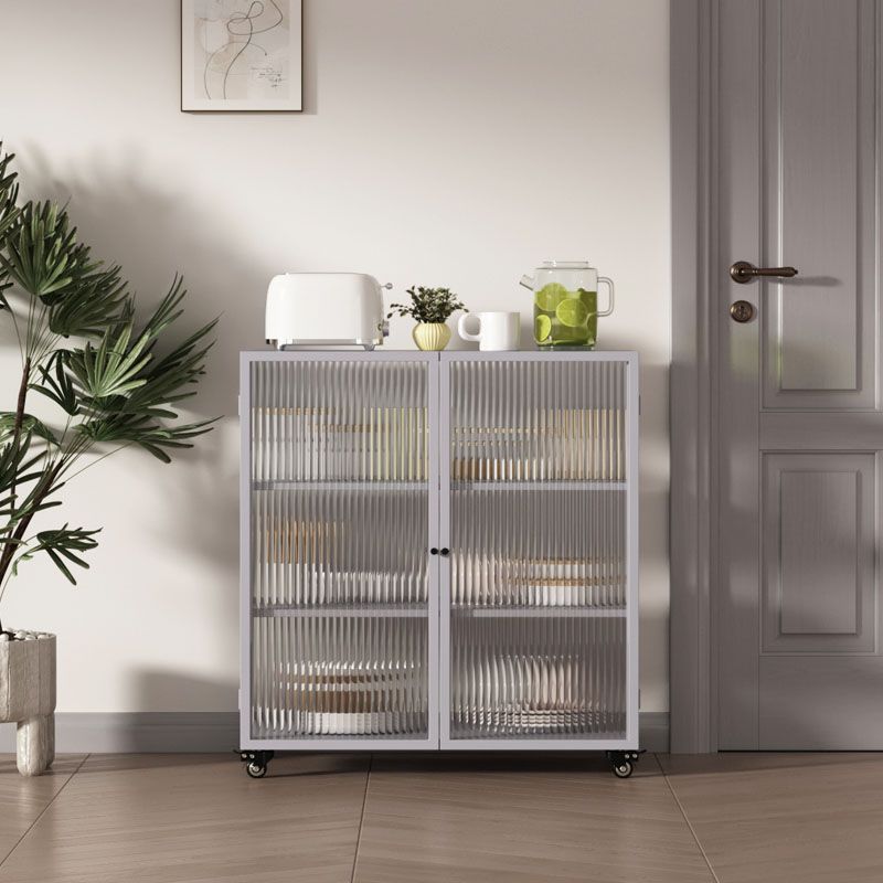 Porte di vetro contemporanee Curio Curio Armadio in metallo per sala da pranzo