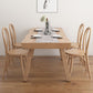 Modern 1/2/4/5/6 Pieces Rectangle Dining Set Solid Wood Dining Table with Chairs Clearhalo 'Dining Room Sets' 'Dining Tables & Seating' 'dining_room_set' 'furn' 'furn_dining_room_set' 'Furniture' 'furniture_dining_room_set' 'Kitchen & Dining Furniture' 'kitchen&dining_furn' 'kitchen' 1200x1200_494d1eb2-dcc4-43c2-b6fe-08f9f93d2cb6