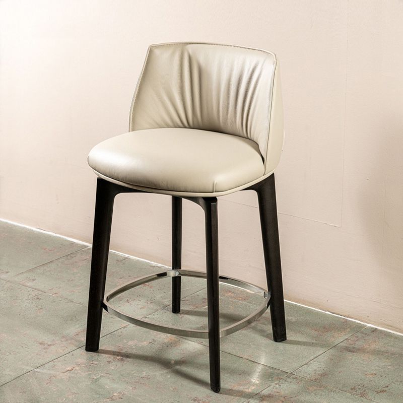 Industrial Style Counter Chair Wood Footrest Counter Stool for Restaurant Clearhalo 'Bar Furniture' 'Bar Stools' 'bar_stools' 'furn' 'furn_bar_stools' 'Furniture' 'Kitchen & Dining Furniture' 1200x1200_494e0b04-8962-4f21-b241-5c3fa2bdd2c4