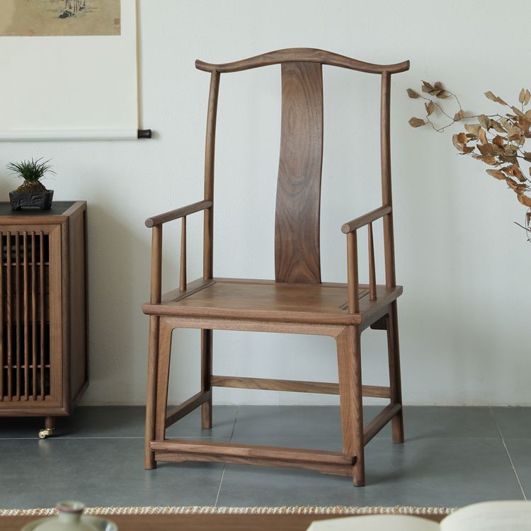 Traditional Kitchen Dining Chair High Back Solid Wood Dining Chair Clearhalo 'Dining Chairs' 'Dining Tables & Seating' 'dining_chair' 'furn' 'furn_dining_chair' 'Furniture' 'Kitchen & Dining Furniture' 1200x1200_494f1e49-3aeb-4cc5-8291-1ab365038515