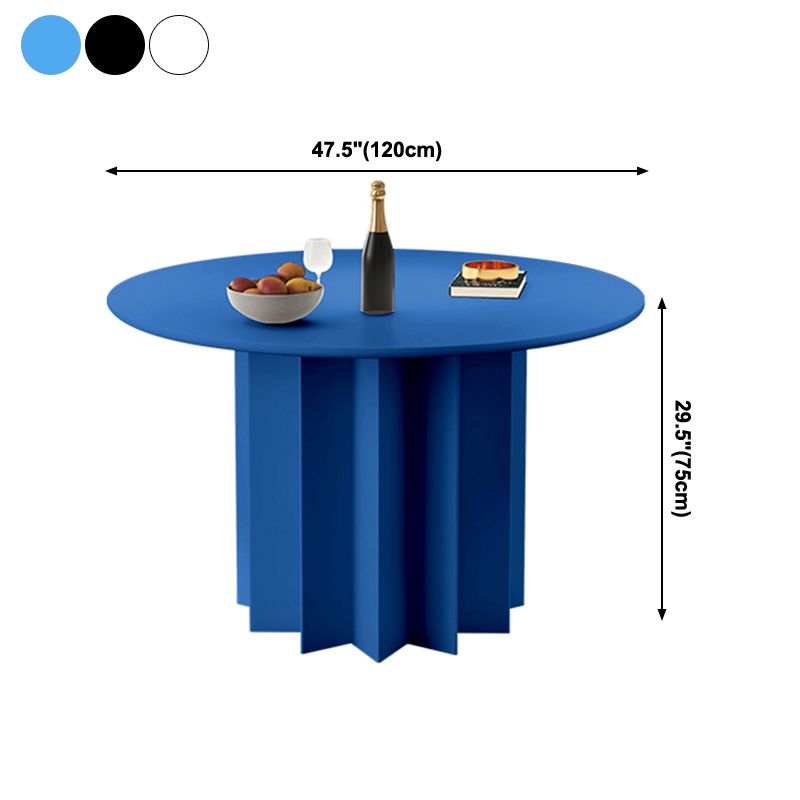 Modern Standard Kitchen Dining Table Wood Round Shape Dining Table with Pedestal Base Clearhalo ' dining_table' 'Dining Tables & Seating' 'Dining Tables' 'furn' 'furn_dining_table' 'Furniture' 'furniture_dining_table' 'Kitchen & Dining Furniture' 'kitchen&dining_furn' 'kitchen' 'kitchen_dining_table' 1200x1200_494ff505-a6d8-4b59-a26f-a67cb3388290