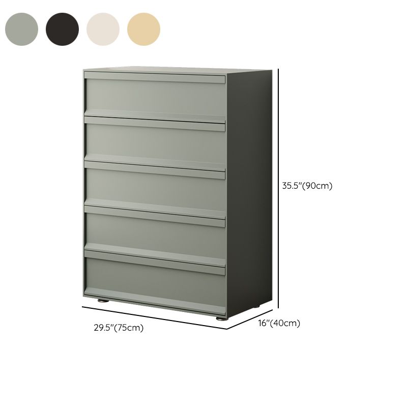 Comò moderno di deposito in legno per cassa di lingerie verticale per camera