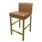 Glam Armless Backrest Counter Stool Stainless Steel Jewelry Store Bar Stool with Cushion Clearhalo 'Bar Furniture' 'Bar Stools' 'bar_stools' 'furn' 'furn_bar_stools' 'furniture_bar_stools' 'Kitchen & Dining Furniture' 'kitchen&dining_furn' 'kitchen' 'kitchen_furn' Furniture' 1200x1200_4954be06-a751-42ba-9849-602b04e5e96a