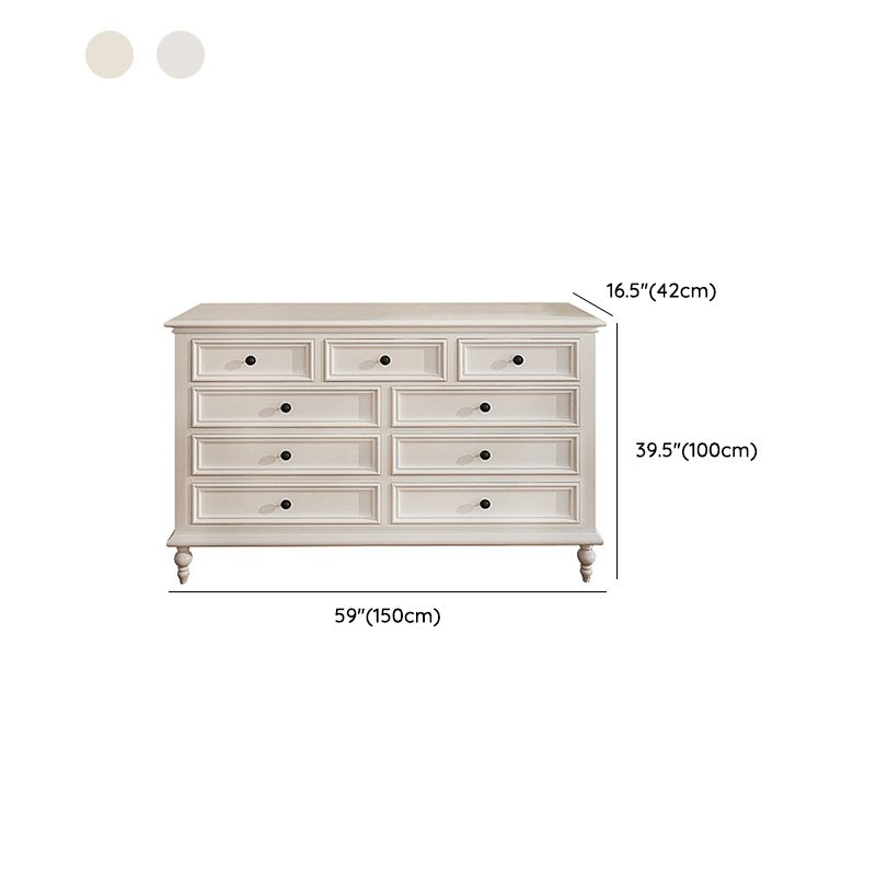 Scandinavian White Wooden Storage Chest Drawers Included for Home Clearhalo 'Bedroom Furniture' 'Dressers & Chests' 'dressers_chests' 'furn' 'furn_dressers_chests' 'Furniture' 1200x1200_4955c823-5843-40a1-bdd2-7d8570049d12