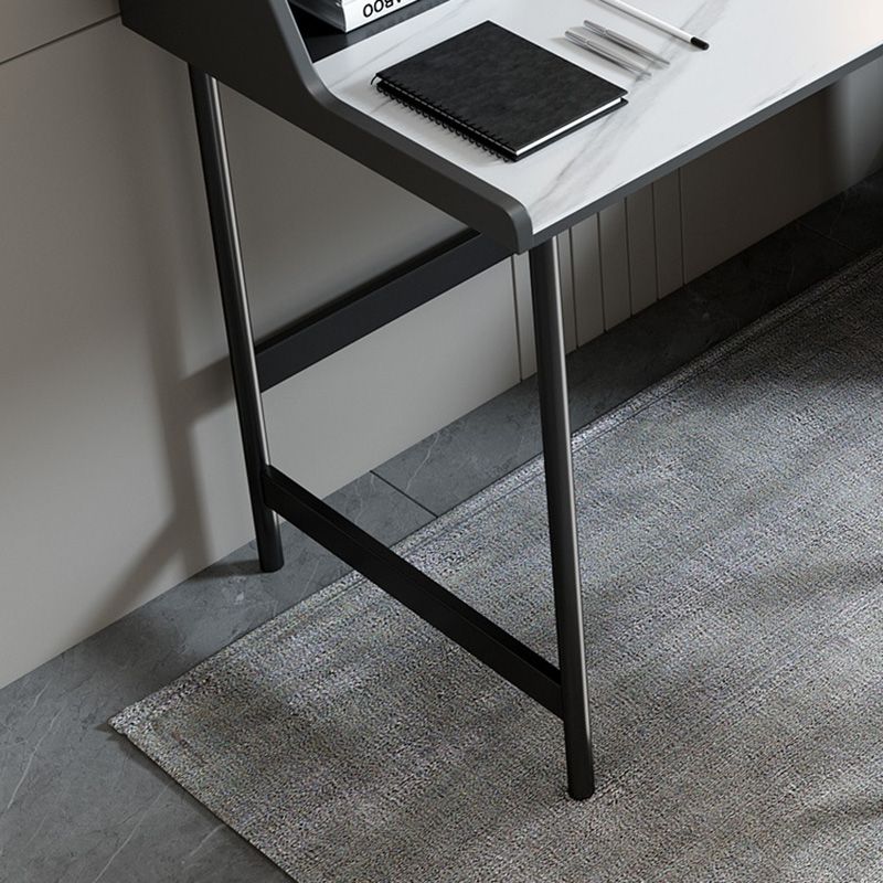 Scrivania contemporanea per la scrivania della scrivania di marmo bianco o dell'ufficio