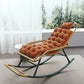 Chaise de culbuteur inclinable moderne chaise à bascule en osier pour décoration intérieure