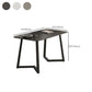 Modern Stone Dining Table 1/2/5/7 Pieces Dining Set for Living Room