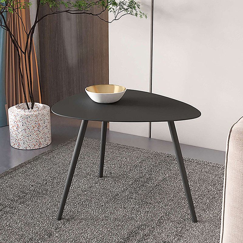 3 Legs Base Metal Black/white Base White/black Free Shape Coffee Table Clearhalo 'Coffee & Accent Tables' 'Coffee Tables' 'coffee_tables' 'furn' 'furn_coffee_tables' 'Furniture' 'furniture_coffee_tables' 'Living Room Furniture' 1200x1200_4959e3b4-6bb2-4b11-bcba-d37af9a85330
