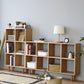 Contemporary Wooden Bookshelf Standard Bookcase with Shelves