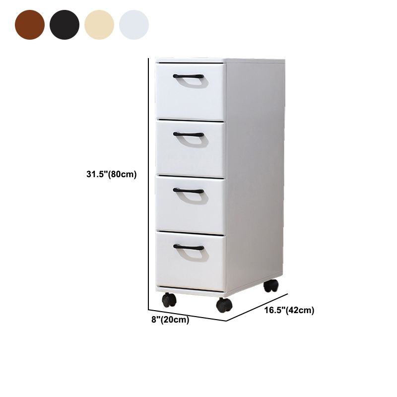 16.53 "引き出し付きの幅のアクセントチェストホイール付きのソリッドウッドチェスト