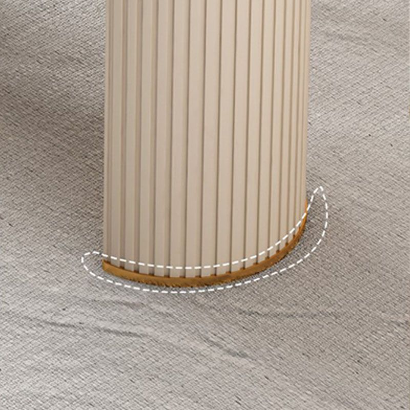 Bureau de bureau de piédestal glam