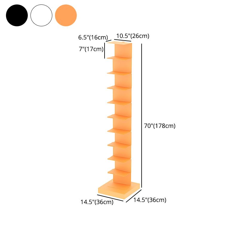 Modern Style Bookshelf Vertical Metal Closed Back Bookcase for Home Clearhalo 'Bookcases' 'furn' 'furn_bookcases' 'Furniture' 'furniture_bookcases' 'Office Furniture' 1200x1200_4966840c-1a0b-4526-8963-f209ae1e698c