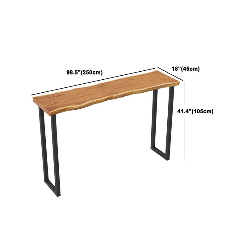 Industrial Solid Wood Bar Table Set 1/2/3/7 Pieces Counter Table with Backless Stools Clearhalo 'Bar Furniture' 'furn' 'furn_home_bar_bar_sets' 'Furniture' 'Home Bars & Bar Sets' 'home_bar_bar_sets' 'Kitchen & Dining Furniture' 1200x1200_4967eb46-b170-43ab-9302-ca20073811ac