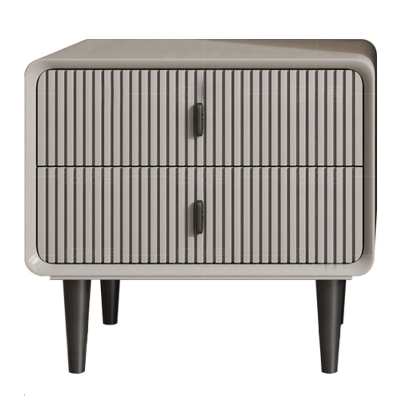 Eigentijdse houten opbergkist 16 "met verticale borst met laden