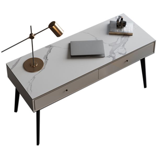 Industrial Style Writing Desk Rectangular Office Desk with Drawers Clearhalo 'furn' 'furn_office_desk' 'Furniture' 'furniture_office_desk' 'Office Desks' 'Office Furniture' 'office_desk' 1200x1200_4969ff16-df4c-40a4-8c08-a566f0b94a20