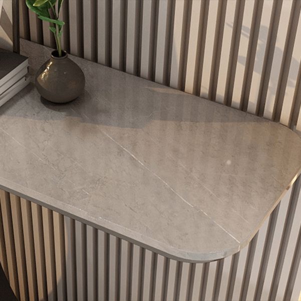 Mesa de consola de piedra Tabla resistente resistente Acento Tabla 31.49 "Alto