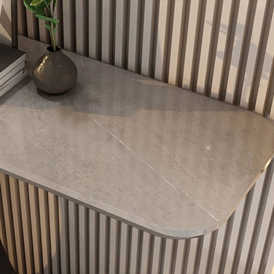 Mesa de consola de piedra Tabla resistente resistente Acento Tabla 31.49 "Alto