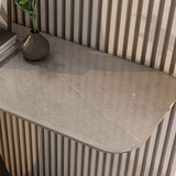 Mesa de consola de piedra Tabla resistente resistente Acento Tabla 31.49 "Alto