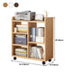 Scandinavian Geometric Book Shelf Wood Office Shelf Bookcase