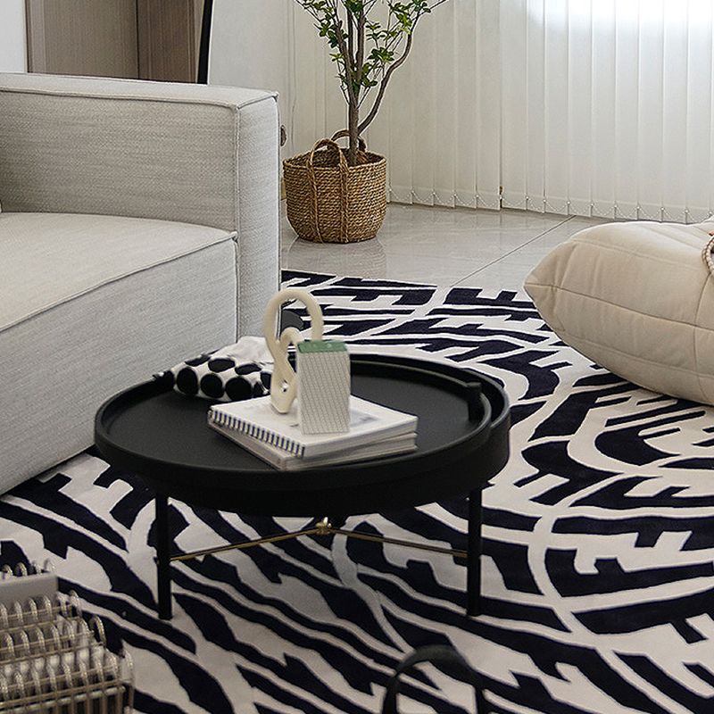 Scandinavian Round 1 Single Coffee Table Solid Wood Cocktail Table Clearhalo 'Coffee & Accent Tables' 'Coffee Tables' 'coffee_tables' 'furn' 'furn_coffee_tables' 'Furniture' 'Living Room Furniture' 1200x1200_496bf45e-b228-41a7-a539-8fba2963dac1