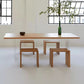 Modern Pine Wood Table Restaurant Dining Table with Acrylic Double Pedestal Base Clearhalo ' dining_table' 'Dining Tables & Seating' 'Dining Tables' 'furn' 'furn_dining_table' 'Furniture' 'furniture_dining_table' 'Kitchen & Dining Furniture' 'kitchen&dining_furn' 'kitchen' 'kitchen_dining_table' 1200x1200_496c7699-bb12-42ed-a0f0-3b90940f2c5e