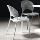 Contemporary Style Kitchen Plastic Chairs Dining Armless Open Back Side Chair Clearhalo ' kitchen&dining_furn' 'Dining Chairs' 'Dining Tables & Seating' 'dining_chair' 'furn' 'furn_dining_chair' 'Furniture' 'furniture_dining_chair' 'Kitchen & Dining Furniture' 'kitchen' 1200x1200_496dddcd-8d4d-4a23-b4a2-394836851377