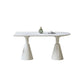 Contemporary Kitchen Dinner Table Double Pedestal Dining Table