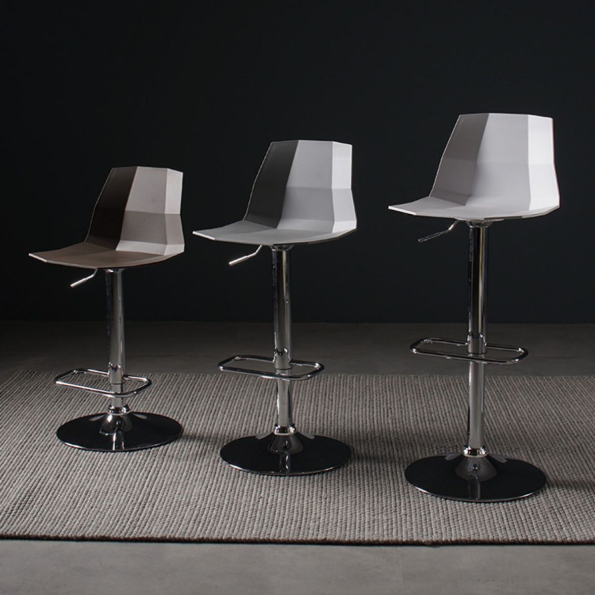 Modern Plastic Counter & Bar Stool Indoor Adjustable Height Footrest Stool Clearhalo 'Bar Furniture' 'Bar Stools' 'bar_stools' 'furniture_bar_stools' 'Kitchen & Dining Furniture' 'kitchen&dining_furn' 'kitchen' 'kitchen_furn' Furniture' 1200x1200_496fe19d-4e76-4457-a7d8-f8fd71e02792