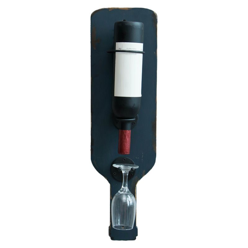 Metal Wall Mounted Wine Bottle & Glass Rack Industrial Wine Rack Clearhalo 'furn' 'furn_wine_racks' 'Furniture' 'Kitchen & Dining Furniture' 'Wine Racks' 'wine_racks' 1200x1200_497157d7-0547-44dc-bc43-81398628ced9