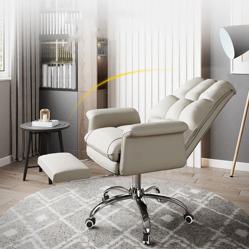 Silla ejecutiva de la silla ejecutiva ergonómica de cuero de cuero falso