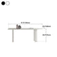 Modern Stone Top Oval Dinette Table Metal Base Dining Table in White Clearhalo 'Dining Tables & Seating' 'Dining Tables' 'dining_table' 'furn' 'furn_dining_table' 'Furniture' 'furniture_dining_table' 'Kitchen & Dining Furniture' 1200x1200_497446df-c3aa-42a9-a8e2-8f1ddccfe9fd