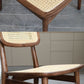 Indoor Armless Dining Chairs Rattan Side Chairs with Wood Legs (Set of 2) Clearhalo ' kitchen&dining_furn' 'Dining Chairs' 'Dining Tables & Seating' 'dining_chair' 'furn' 'furn_dining_chair' 'Furniture' 'furniture_dining_chair' 'Kitchen & Dining Furniture' 'kitchen' 1200x1200_4974e959-f0cb-42e1-ba27-6939bf8f75fc