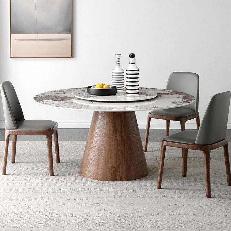 Contemporary Round Shape Gray Table Standard Sintered Stone Dining Table for Kitchen Clearhalo ' dining_table' 'Dining Tables & Seating' 'Dining Tables' 'furn' 'furn_dining_table' 'Furniture' 'furniture_dining_table' 'Kitchen & Dining Furniture' 'kitchen&dining_furn' 'kitchen' 'kitchen_dining_table' 1200x1200_4977de48-c9c0-41bf-b774-c48f2cdefe1d