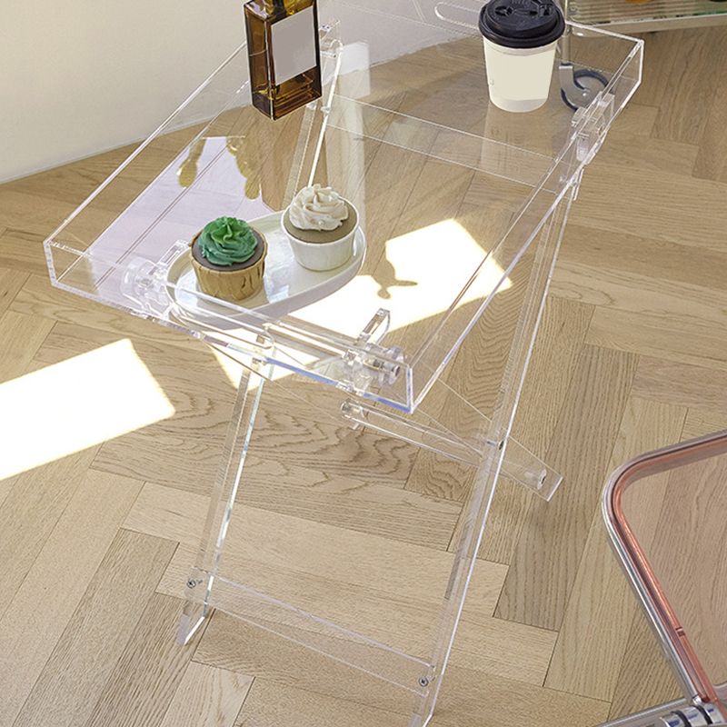 Rectangular Side Table Plastic Modernistic 20.1" W x 14.2" D x 24" H End Table Clearhalo 'Coffee & Accent Tables' 'End & Side Tables' 'end_side_tables' 'furn' 'furn_end_side_tables' 'Furniture' 'Living Room Furniture' 1200x1200_497a5e82-32d0-440b-9019-d07ee3236c83