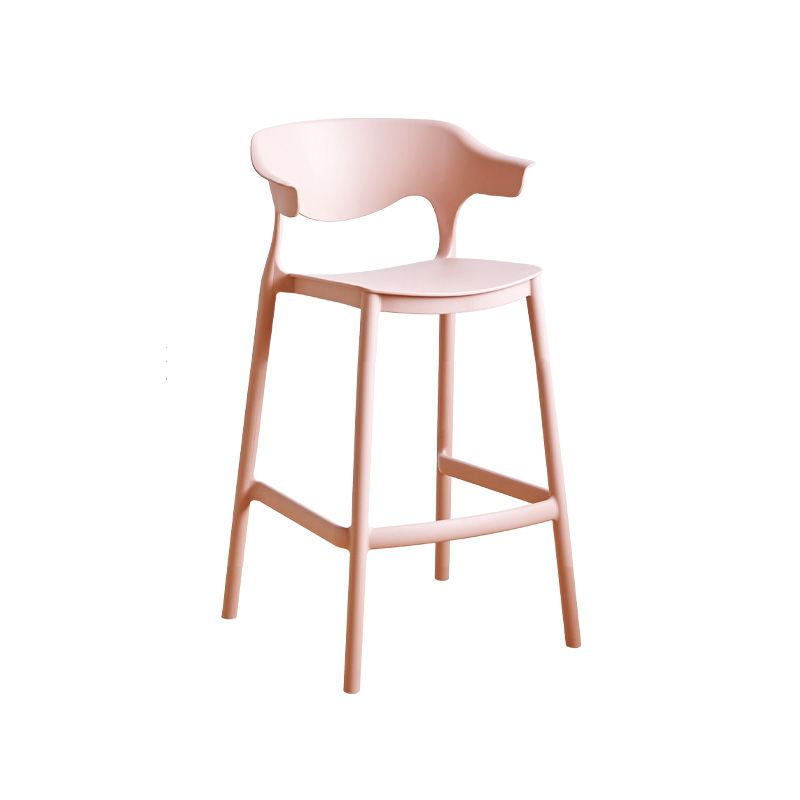 Modern Style Plastic Bar Stool with Footrest Low Back Bistro Stackable Bar Stool Clearhalo 'Bar Furniture' 'Bar Stools' 'bar_stools' 'furn' 'furn_bar_stools' 'furniture_bar_stools' 'Kitchen & Dining Furniture' 'kitchen&dining_furn' 'kitchen' 'kitchen_furn' Furniture' 1200x1200_497bf9a8-0d75-4221-bf4d-026895ca1ff7