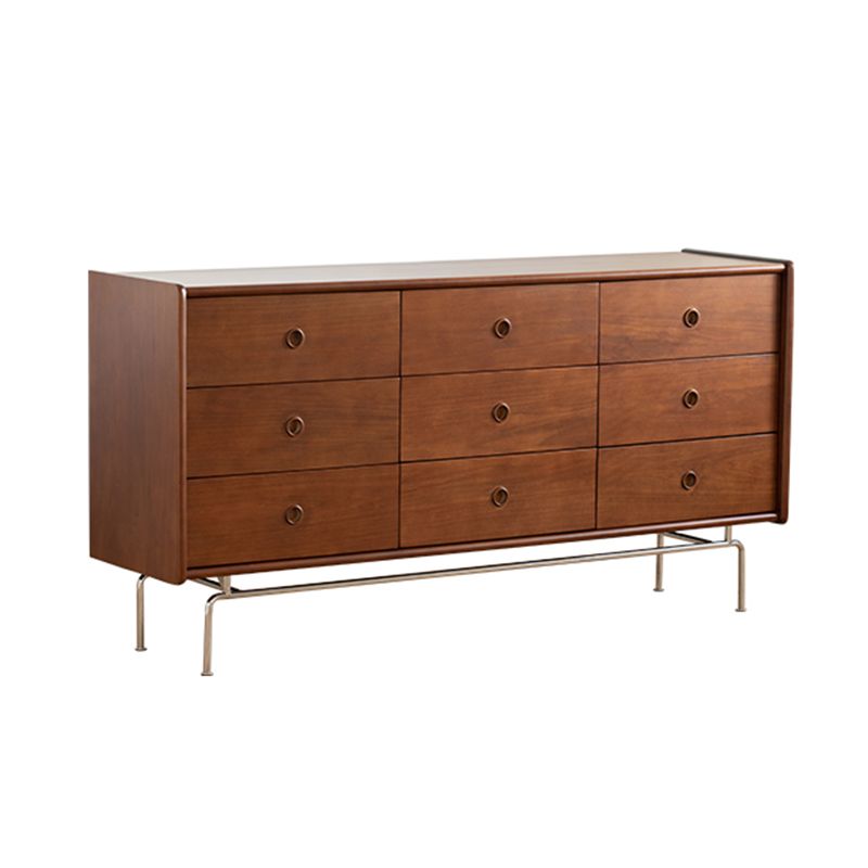 Minimalism Brown Accent Chest Rectangle Chest with Drawers for Living Room Clearhalo 'Cabinets & Chests' 'cabinets_chests' 'furn' 'furn_cabinets_chests' 'Furniture' 'Living Room Furniture' 1200x1200_497c7d38-0df8-408a-9097-bf9f22643e29