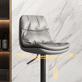 Contemporary Leather Adjustable Height Barstool Indoor Bar Stool with Iron Legs Clearhalo 'Bar Furniture' 'Bar Stools' 'bar_stools' 'furn' 'furn_bar_stools' 'furniture_bar_stools' 'Kitchen & Dining Furniture' 'kitchen&dining_furn' 'kitchen' 'kitchen_furn' Furniture' 1200x1200_497d3dde-36b6-4fa9-b996-a6eb68902248