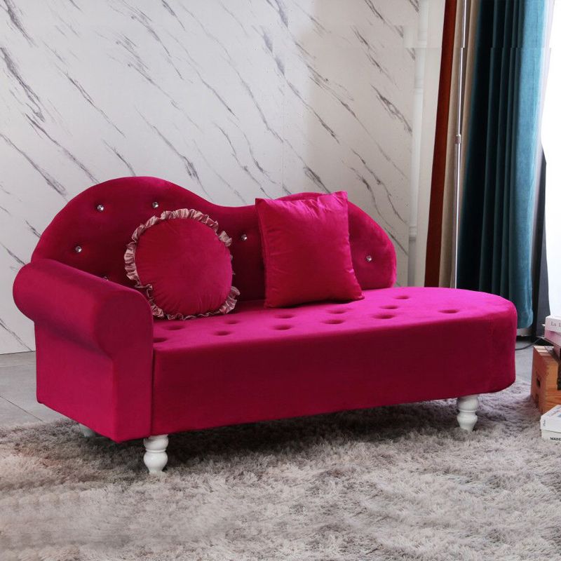 French Country Upholstered Chaise Lounge Couch Velvet Chaise Lounge Clearhalo 'Chairs & Seating' 'Chaise Lounge' 'chaise_lounge' 'furn' 'furn_chaise_lounge' 'Furniture' 'Living Room Furniture' 1200x1200_497dba6d-4cff-4f7d-9493-9786191c21f8