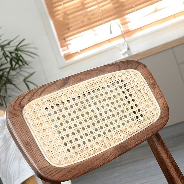 Indoor Armless Dining Chairs Rattan Side Chairs with Wood Legs (Set of 2) Clearhalo ' kitchen&dining_furn' 'Dining Chairs' 'Dining Tables & Seating' 'dining_chair' 'furn' 'furn_dining_chair' 'Furniture' 'furniture_dining_chair' 'Kitchen & Dining Furniture' 'kitchen' 1200x1200_497e78a6-0fdb-4abb-a748-d6ee11d261a0