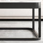 Ensemble de table basse carrée Frame Ensemble de table basse gigogne Glam avec tiroir