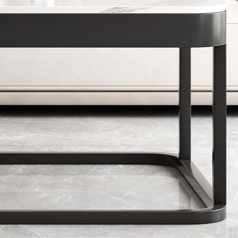 Ensemble de table basse carrée Frame Ensemble de table basse gigogne Glam avec tiroir