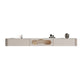 Contemporary Media Console Wall-mounted Stone Stand Console for Living Room