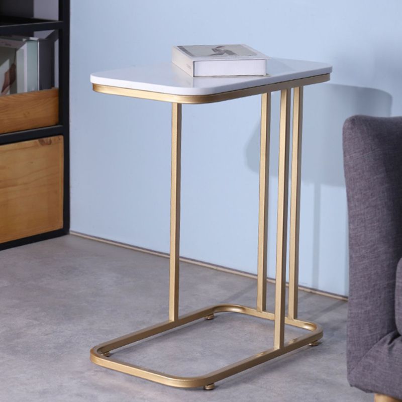 19.7" W Modern End Table Rectangular Slate C Sofa Side Table Clearhalo 'Coffee & Accent Tables' 'End & Side Tables' 'end_side_tables' 'furn' 'furn_end_side_tables' 'Furniture' 'Living Room Furniture' 1200x1200_4981d5d2-8656-4890-93ed-b611eff3b420