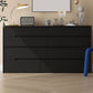 Modern Horizontal Storage Chest with 8 Soft-Close Drawers for Home