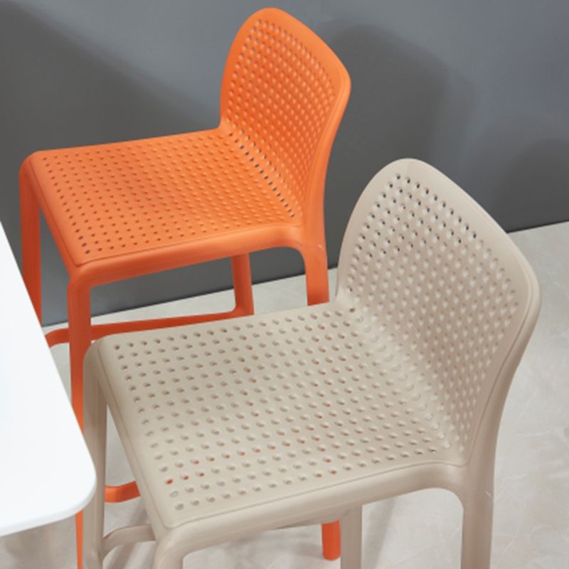 Scandinavia Style Bar-stool PP Legs Rectangle Seat Barstool with Low Back for Kitchen Clearhalo 'Bar Furniture' 'Bar Stools' 'bar_stools' 'furn' 'furn_bar_stools' 'furniture_bar_stools' 'Kitchen & Dining Furniture' 'kitchen&dining_furn' 'kitchen' 'kitchen_furn' Furniture' 1200x1200_49842f8c-7fd1-4068-9a5e-0b488fee5dd7