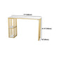 Glam 1/3 Pieces Bar Table Set Rectangle Stone Counter Table with High Stools for Cafe Clearhalo 'Bar Furniture' 'furn' 'furn_home_bar_bar_sets' 'Furniture' 'Home Bars & Bar Sets' 'home_bar_bar_sets' 'Kitchen & Dining Furniture' 1200x1200_4984e3d5-6414-4d20-a6f4-e37c0ddcd21b