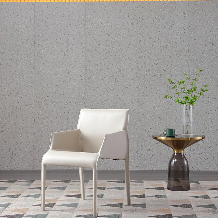 Eigentijdse lederen eetkamerstoel gestoffeerde tankstoel voor restaurantgebruik