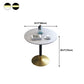 Metal Traditional Luxury Round Dining Table for Home Sintered Stone Table with Pedestal Clearhalo 'Dining Tables & Seating' 'Dining Tables' 'dining_table' 'furn' 'furn_dining_table' 'Furniture' 'Kitchen & Dining Furniture' 1200x1200_4988dff0-2fc5-4a1c-b78c-ad0569163d2e